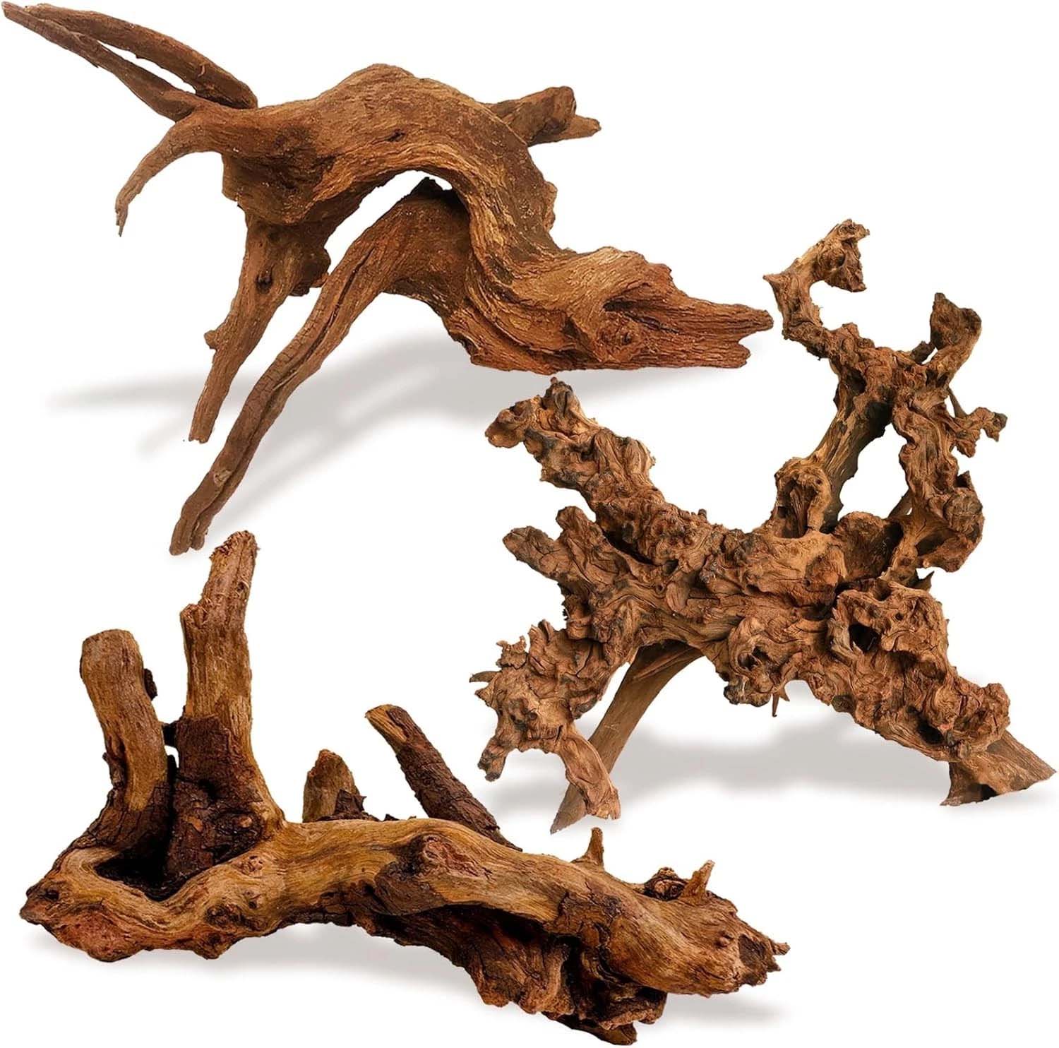Aquarium Driftwood - 15-20CM 1 pièce Bois flotté naturel