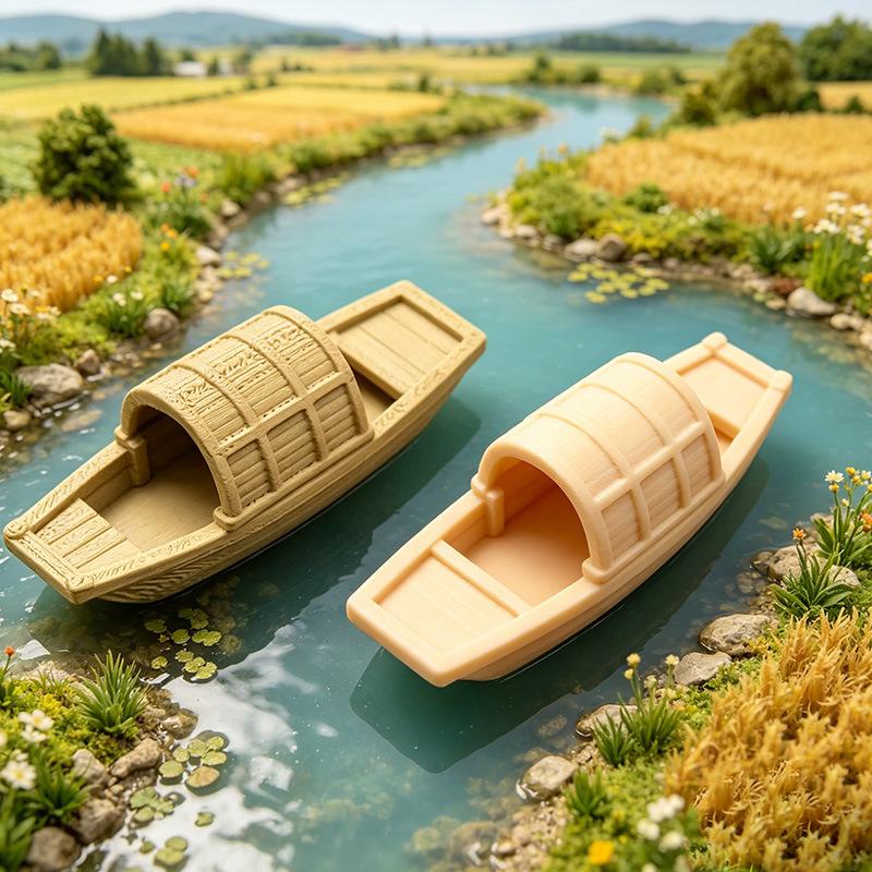 Aquarium Moss - Modèle de bateau miniature flottant de