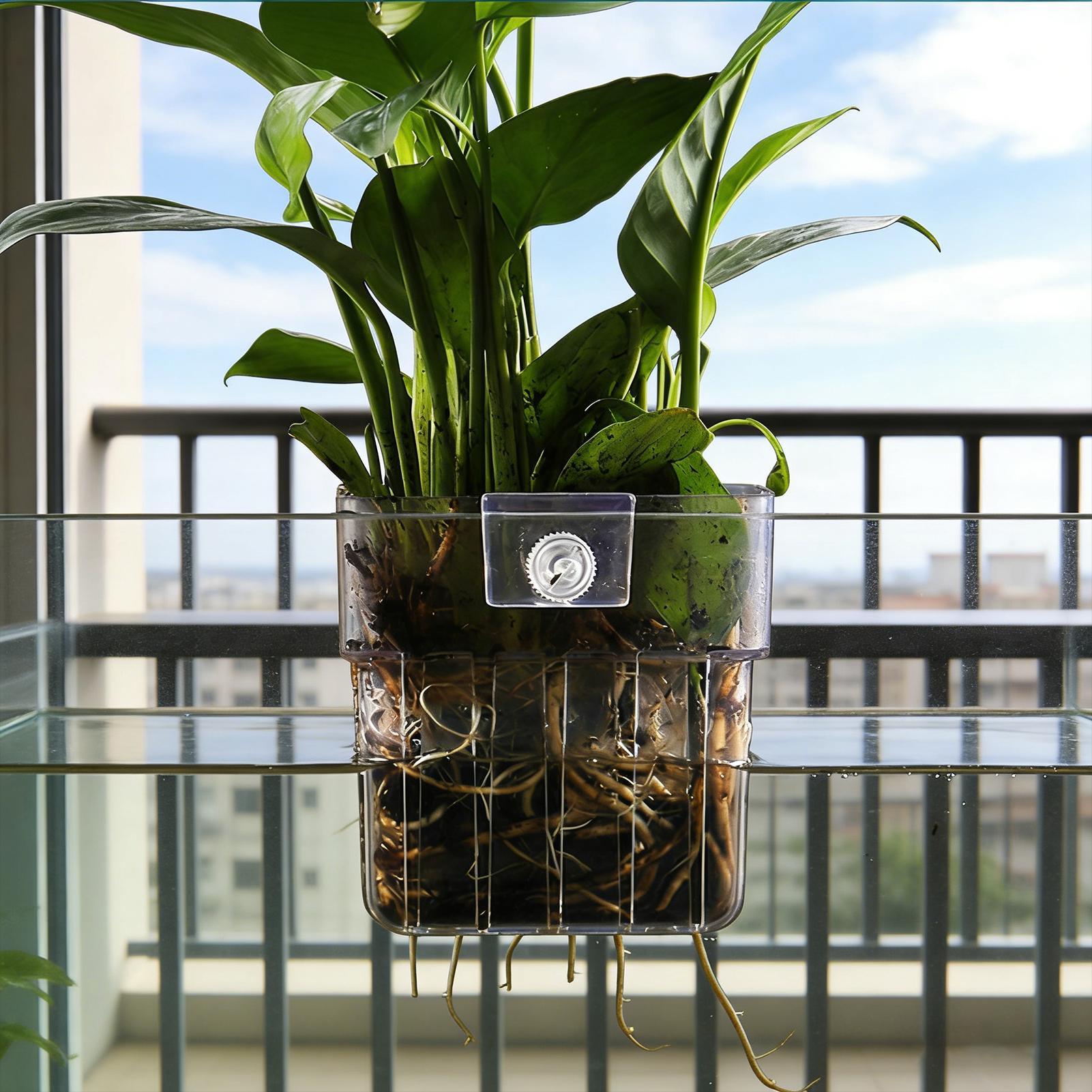 Pot transparent suspendu pour  - Aquarium Plants Live avis et prix