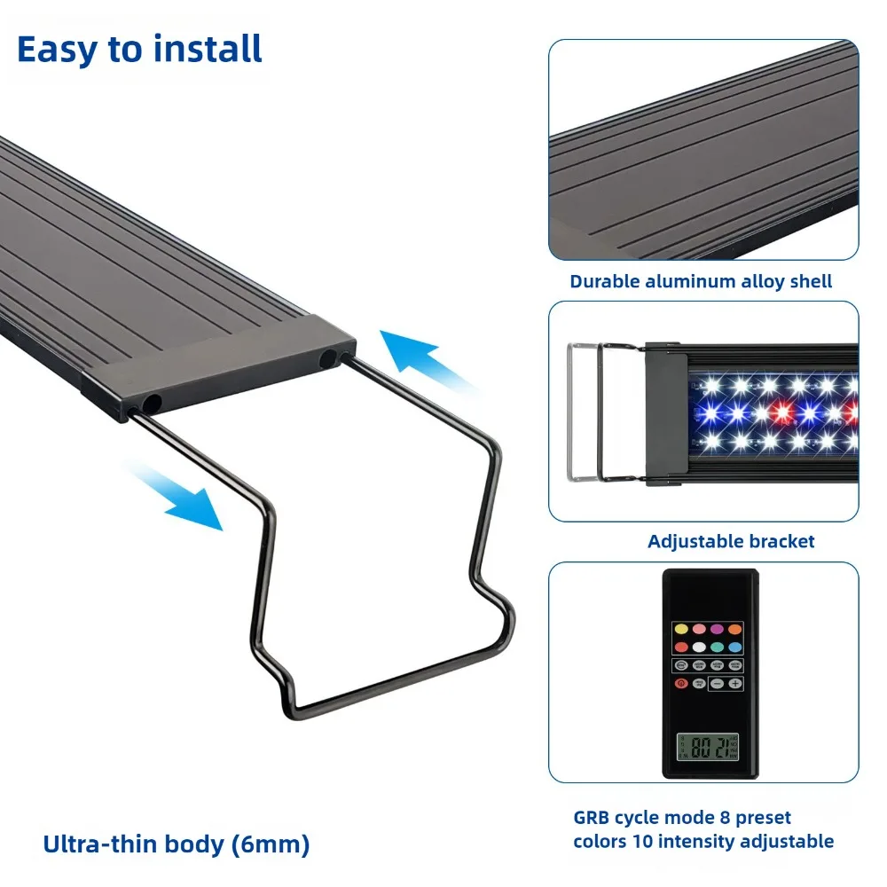 Lumière d'aquarium LED program - Planted Aquarium Algae Control avis et prix