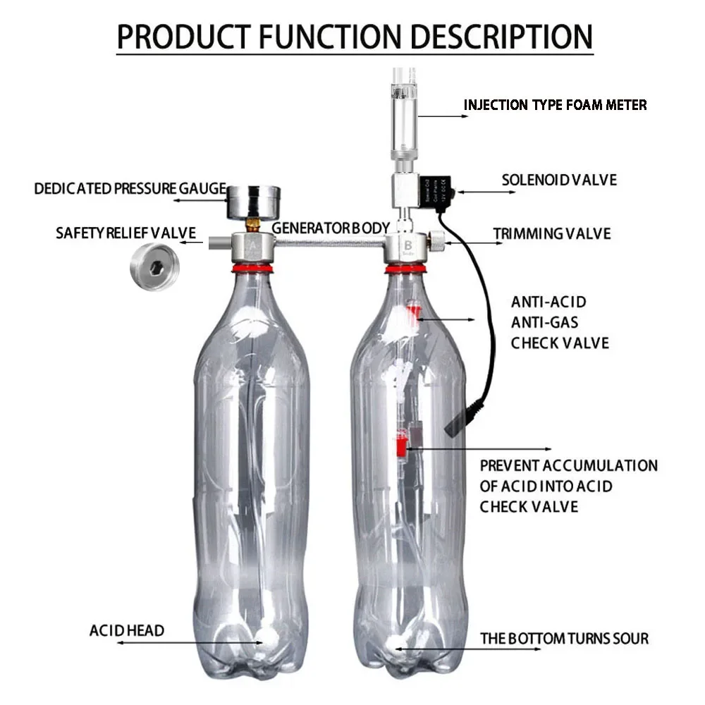 Kit de générateur de CO2 DIY p - Aquarium Liquid Carbon avis et prix