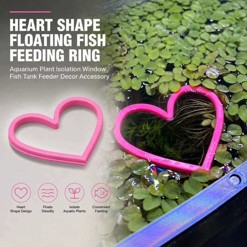 Anneau flottant en forme de cœ - Aquarium Fertilizer avis et prix