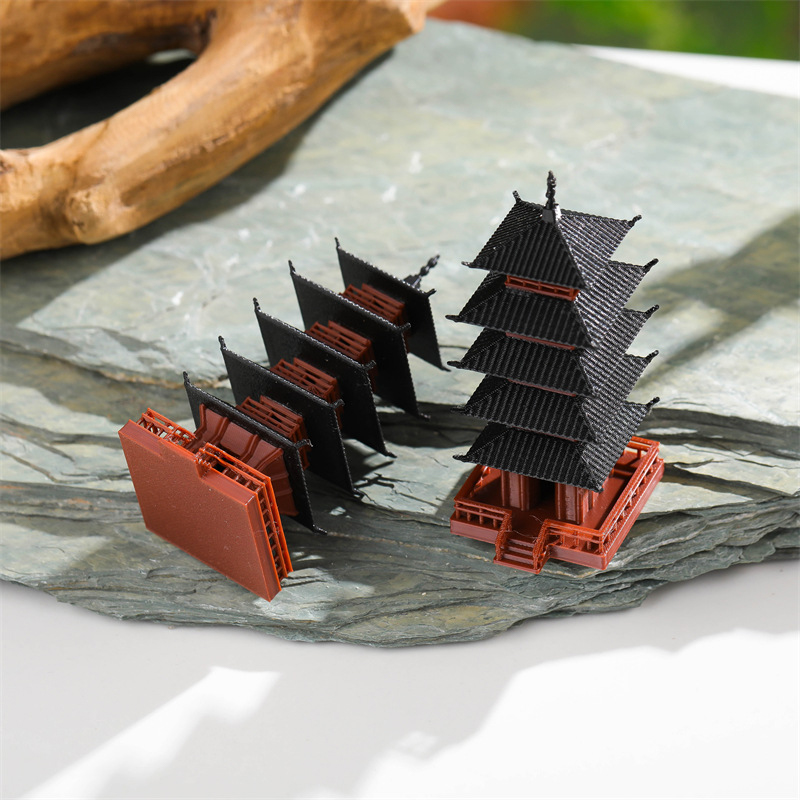 Mini statue de pagode, modèle  - Aquarium Moss avis et prix
